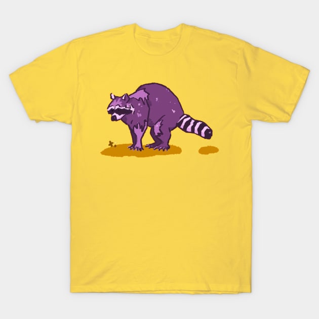 akword racoon T-Shirt by eraillustrationart